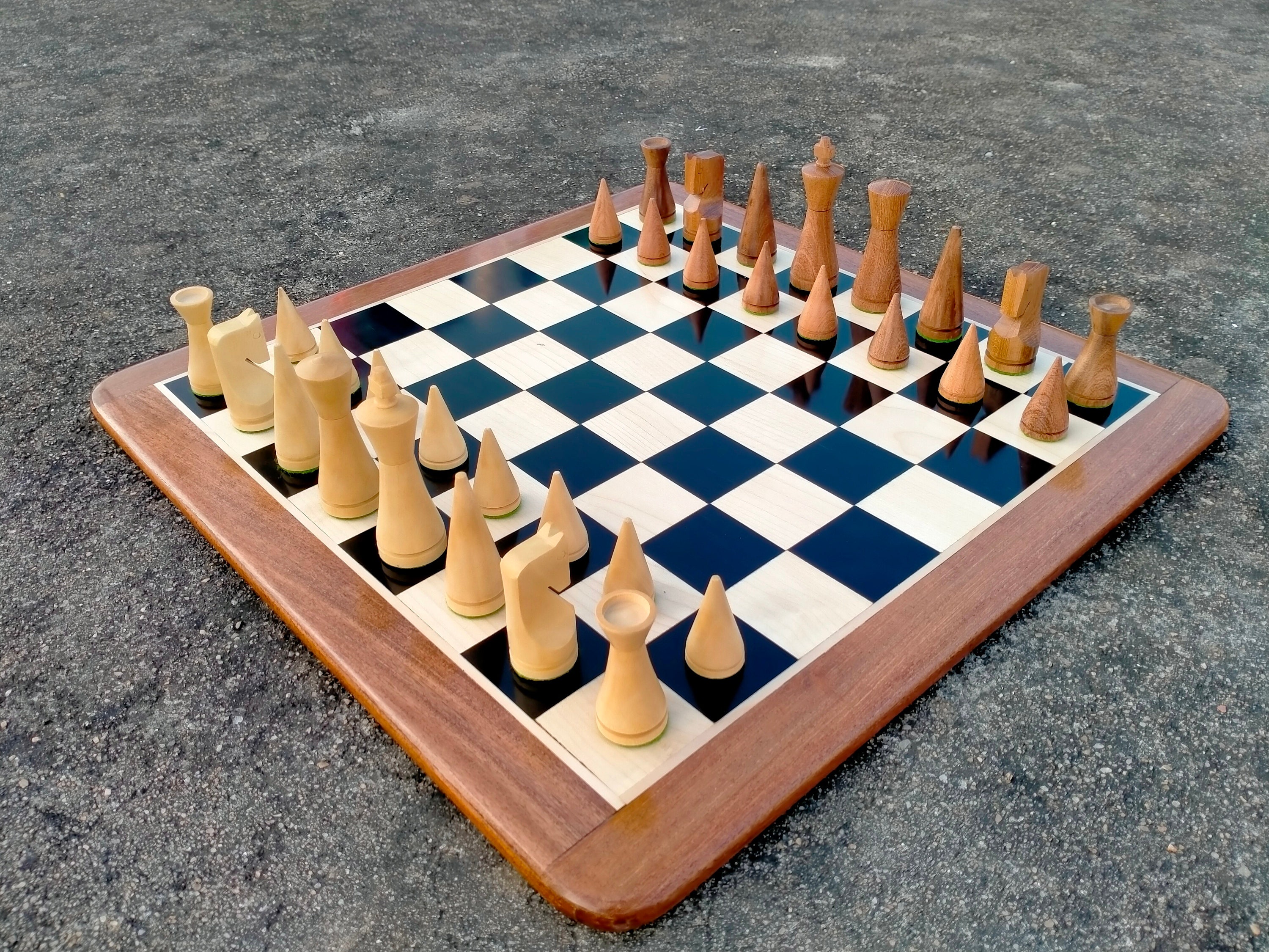 Birthday Gifts Christmas 17X17 Inch Black Wooden Premium Quality Handcrafted Flat Chess Board With Best Quality Black Chess Pieces Set Birthday Gifts Christmas 17X17 Inch Black Wooden Premium Quality Handcrafted Flat Chess Board With Best Quality Black Chess Pieces Set