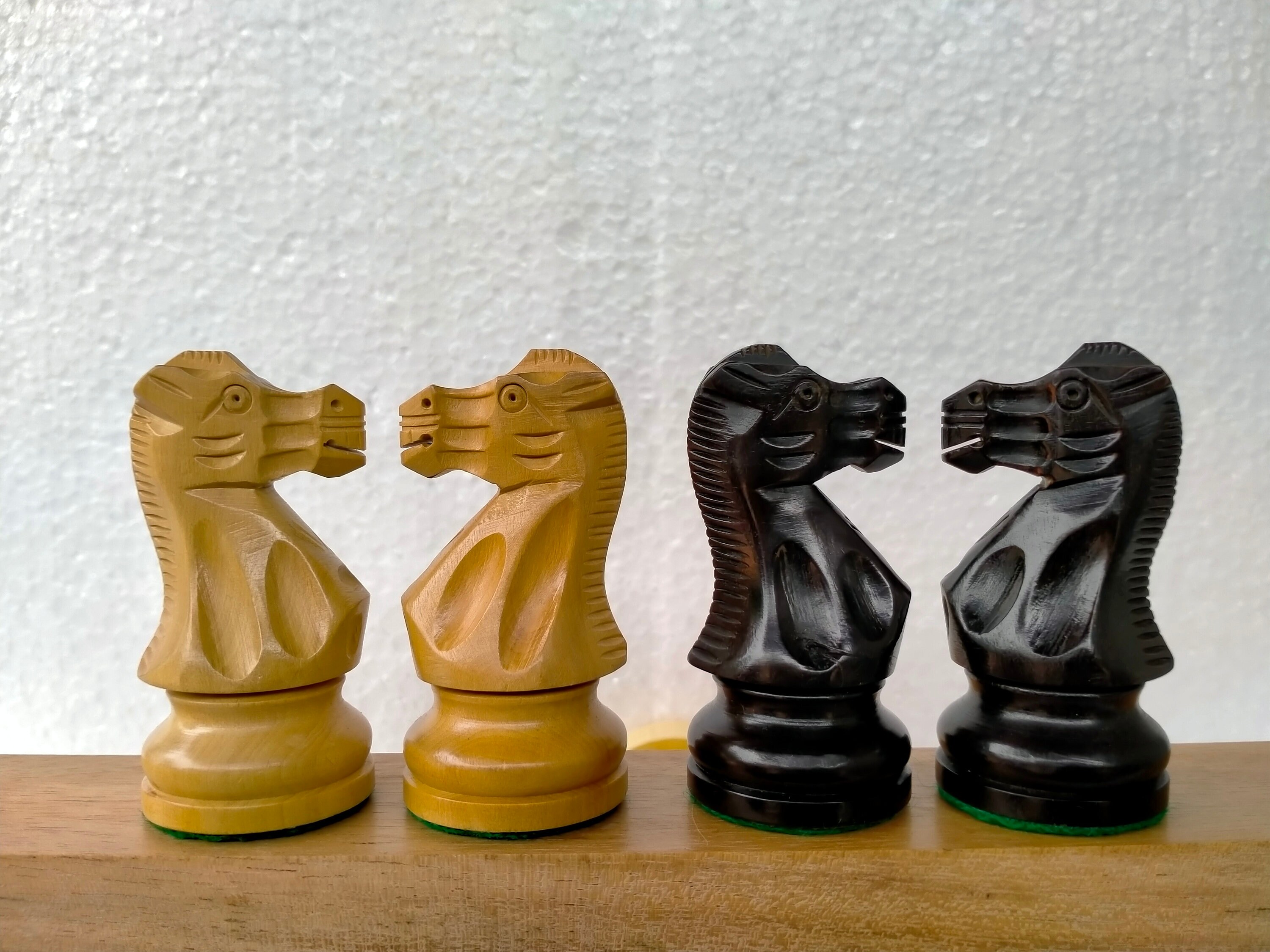 Special Knight Carve Wooden Chess Pieces Set for Wooden Chess Etsy