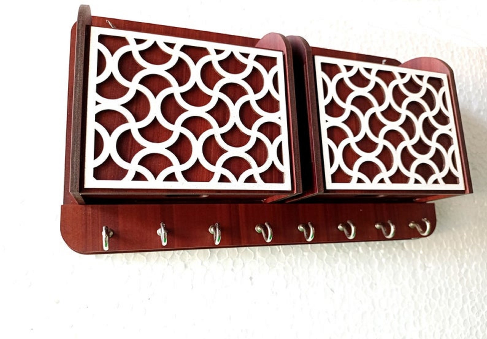Indian handmade Wooden Wall Key Holder Beautiful MDFWood Etsy