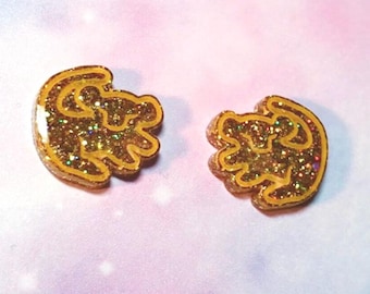 Lion Inspired Studs, Lion Movie Earrings, Disney Earrings, Animal Kingdom Jewelry, jungle movie Disney Jewelry