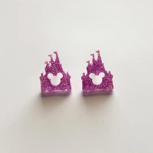 Castle Mouse Shaped | Mouse ears Earrings | Disney Earrings | Castle Ears | Castle Ears Earrings | Mini Castle Disney | Mickey Earrings