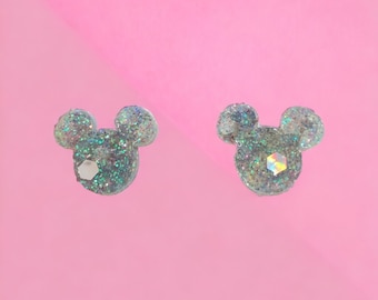 Binnenstebuiten | Mickey-oorbellen | Oorbellen muizenoren | Strikoorbellen | Handgemaakte oorbellen | Op Disney geïnspireerd | Disney-oorbellen