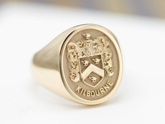 goldcrest signet rings