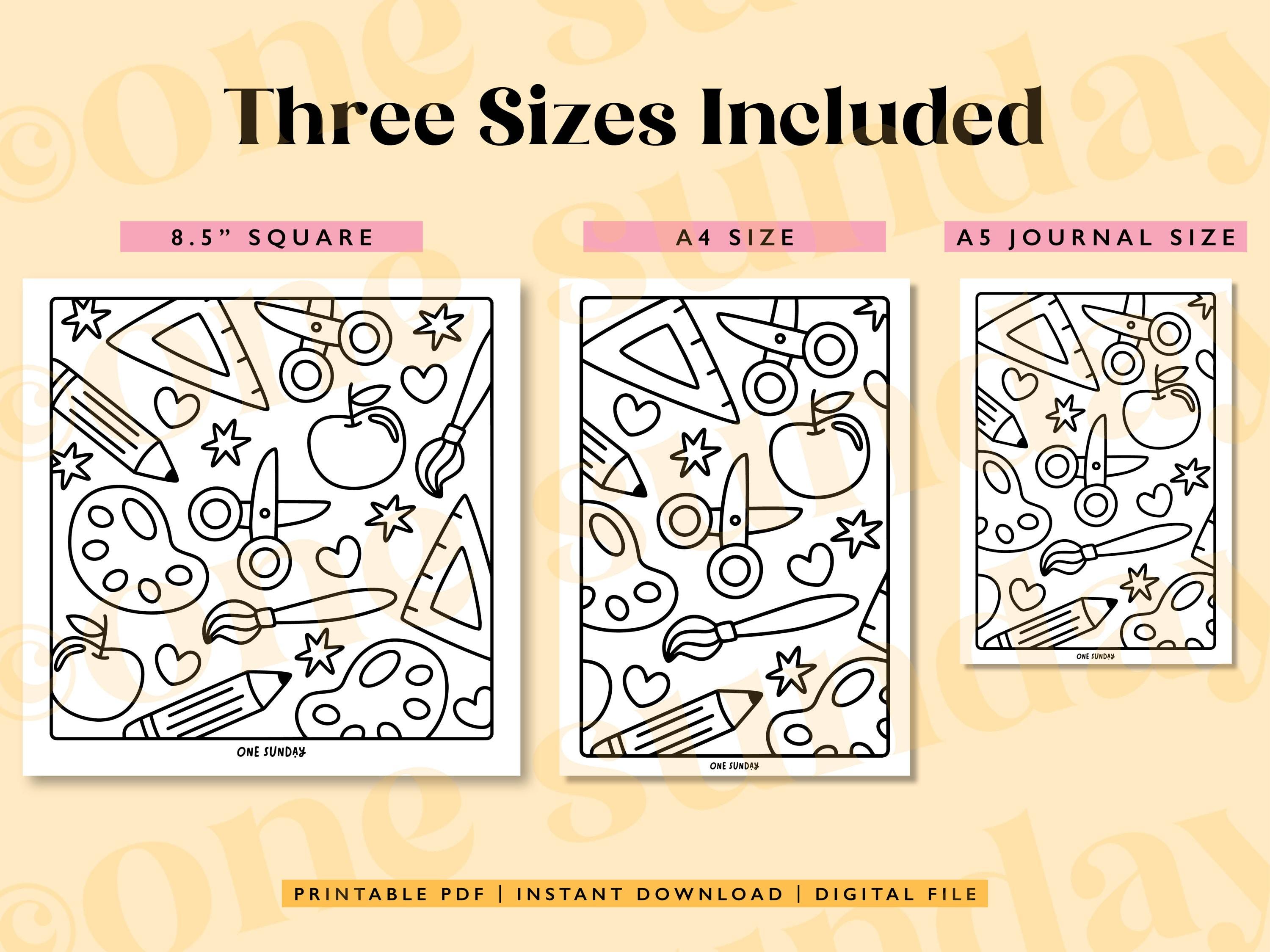 Cute and Cosy Colouring Pages, Bold and Easy Colouring, Summer ...