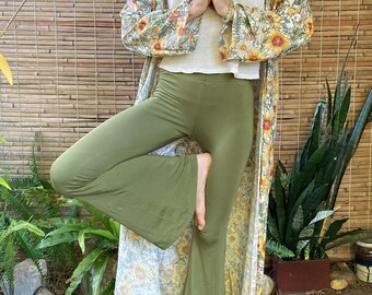 Bamboo Flares - in 2 Earthy colours