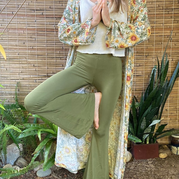 Bamboo Flares - in 2 Earthy colours