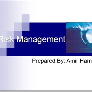 Risk Management