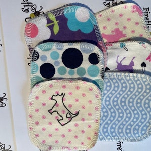 Toallitas reutilizables hechas a mano