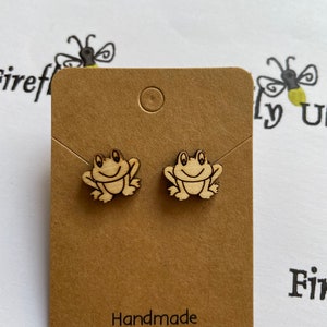 Frog earrings