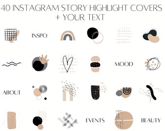 picture Beige Brown Beige Aesthetic Covers Instagram Highlight Icon beige insta icons etsy