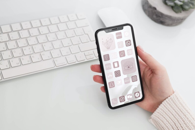 Pastel App Icons Ios 14 App Icons Blush Pink App Icons Etsy