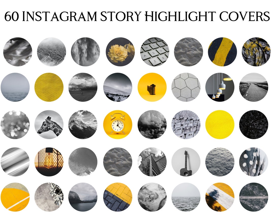 Instagram Story Highlight Icons Gray Highlights Marble Insta - Etsy