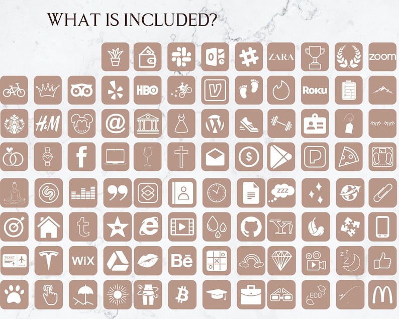 Blue Aesthetic icons iPhone iOS 14 App Icons Blue App Etsy