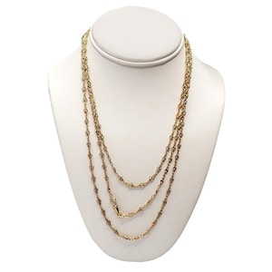 Antique French 18ct Long Gold Chain