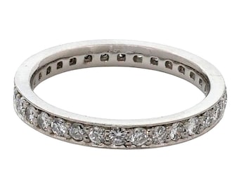 Platina diamant alliansring