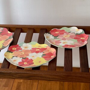 Elegant Zinnia Series Nerikomi Platter Colored Porcelain Plate Handmade Ceramics Art Home Decor image 5