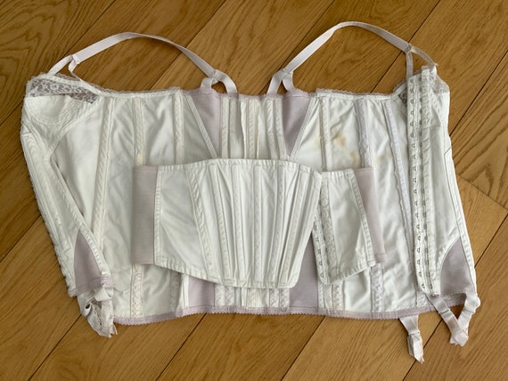 Plus size Double corset inside, Vintage Garters, … - image 5