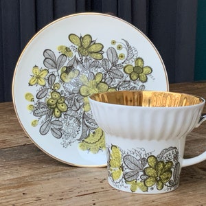 LFZ Lomonosov porcelain cup and saucer lace Imperial porcelain Vintage teacup-coffee cup, porcelain cup LFZ