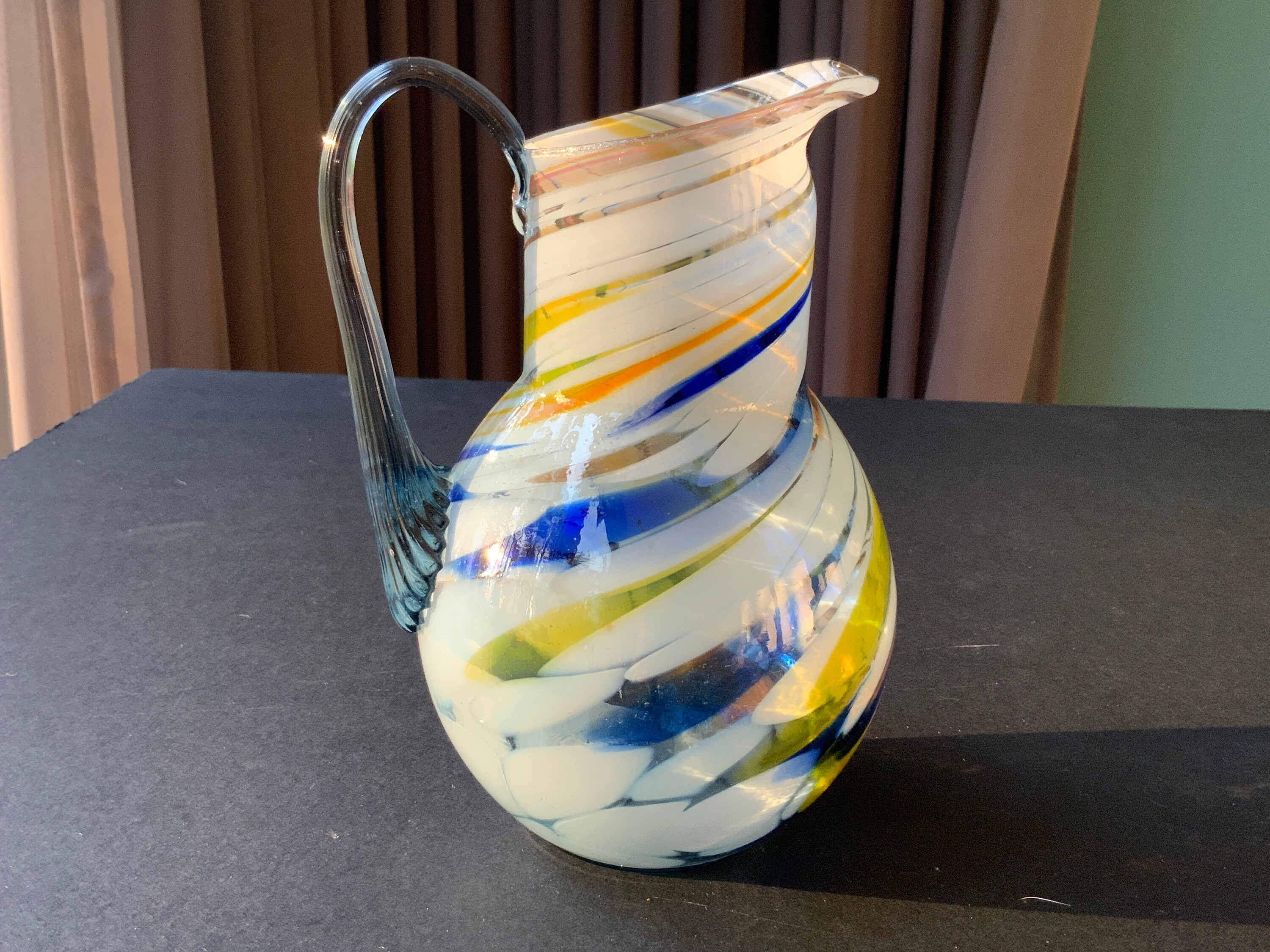 ceramica LAMAGAハンドペイントヴィンテージピッチャー ceramica LAMAGAハンドペイントヴィンテージピッチャー ceramica