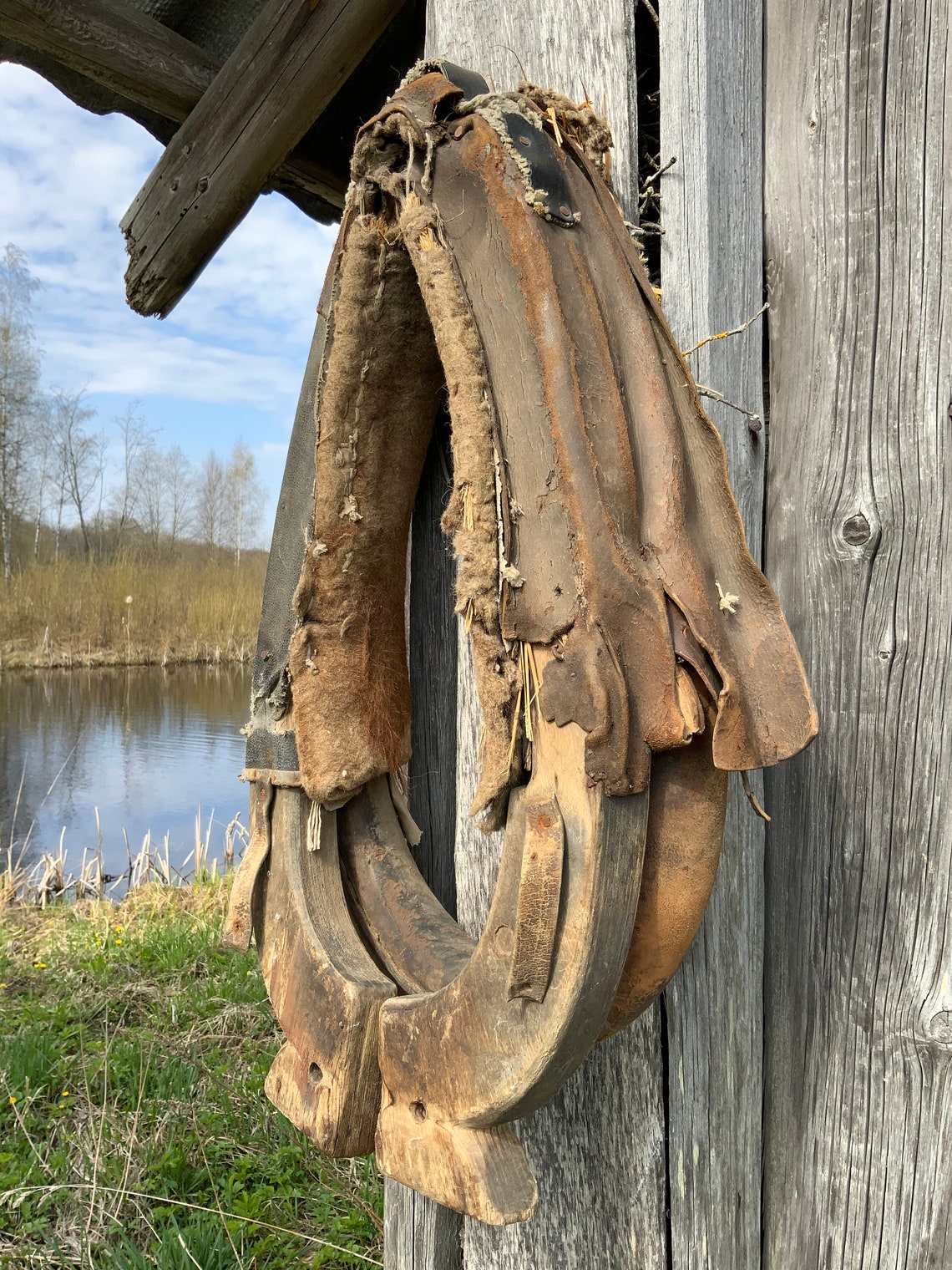 Vintage Horse Collar Wall Hanging Style Ranch Decor uit de Etsy