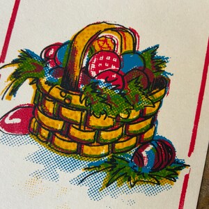 Cartolina d'auguri di Buona Pasqua, inutilizzata, URSS Lettonia, biglietto d'auguri di Pasqua d'epoca.
