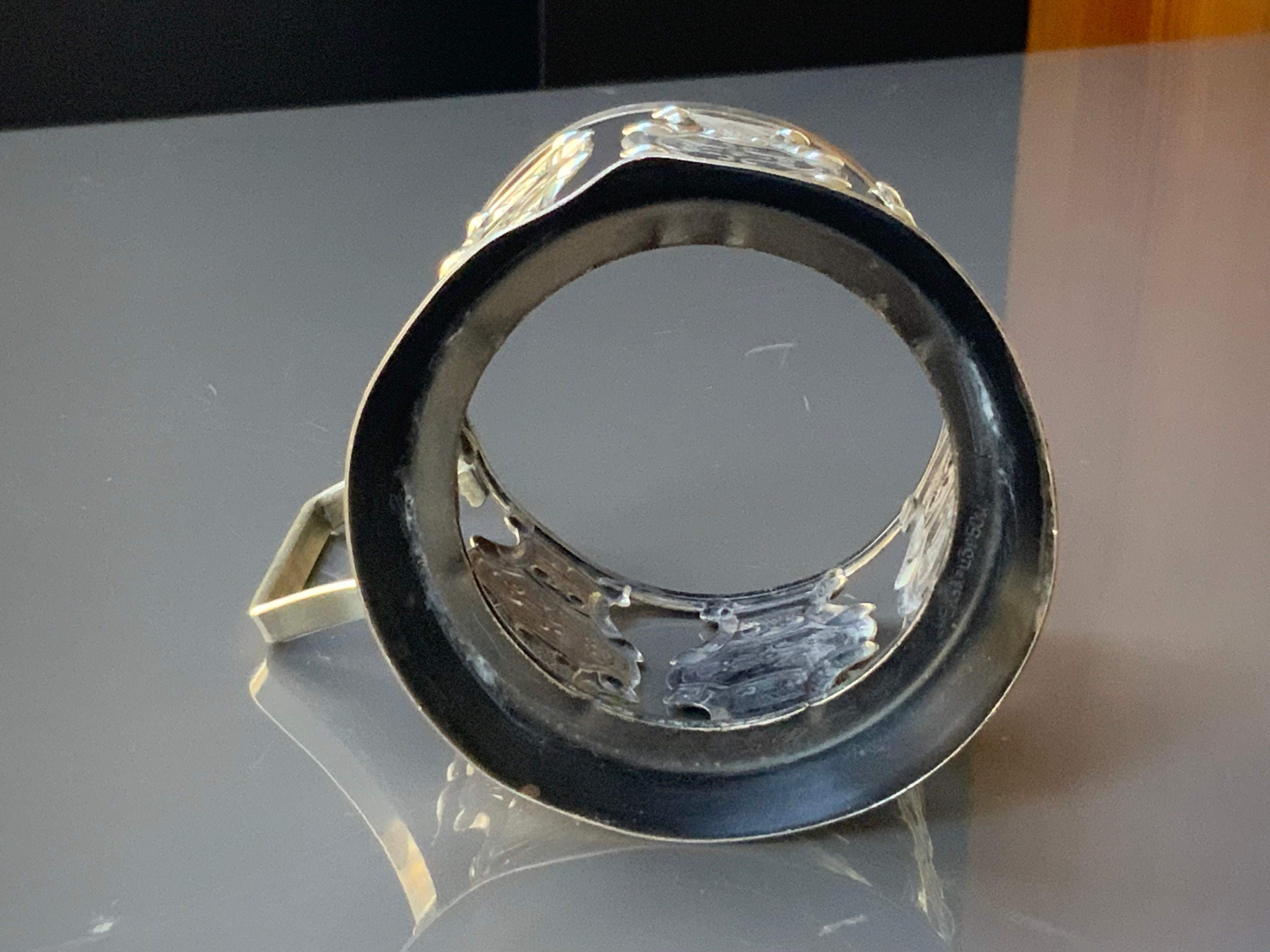 Vintage porte-verre à thé Podstakannik URSS : laiton filigrane - France