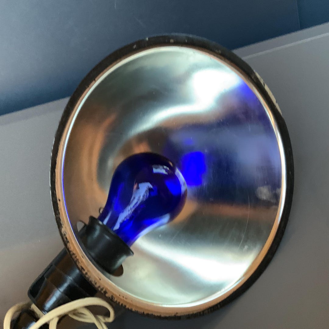 Blue Medical Infrared Lamp: Retro Light Therapy Device (# 468 ) - Etsy