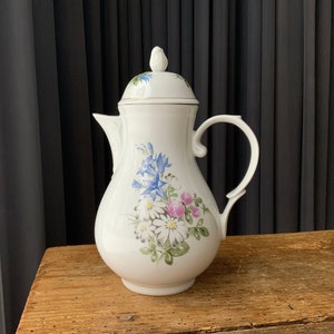 Vintage Kahla porcelain coffee pot made in Germany