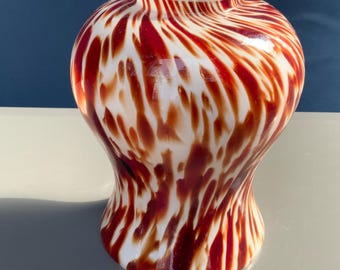 ヴィンテージグリーンガラスデキャンタセット：ゴールドトリムの