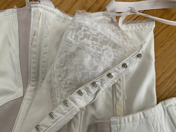 Plus size Double corset inside, Vintage Garters, … - image 8