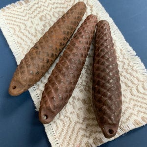 Soviet metal cones, vintage pine cone, CUCKOO Clock Weight, Used with Grandfather Clocks ( P K 6 )