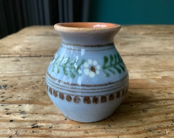 Vase Latvian vintage, ceramic vase, vintage home decoration, Latvia from the 1980s, Interior farmhouse.