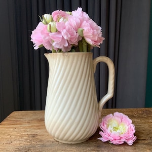 Antique Imperial Kuznetsov Porcelain Pitcher Vintage Decor, Vintage from the 19th century