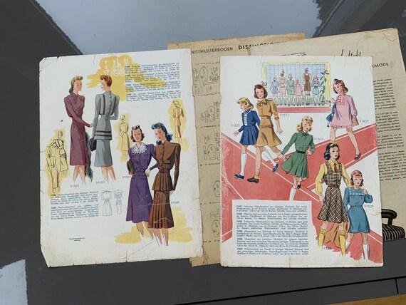 1950s DISTINCTION Fashion Magazine With Sewing Pattern - Etsy