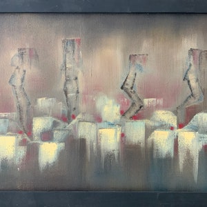 Oil painting "Chocolat", original artwork signed by the artist.