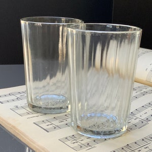 2 Faceted Glass Granonka Vintage Glass 1970s USSR Collectible Tableware Vodka Traditional Glass Water Tea Glass Vintage Glass (#335)