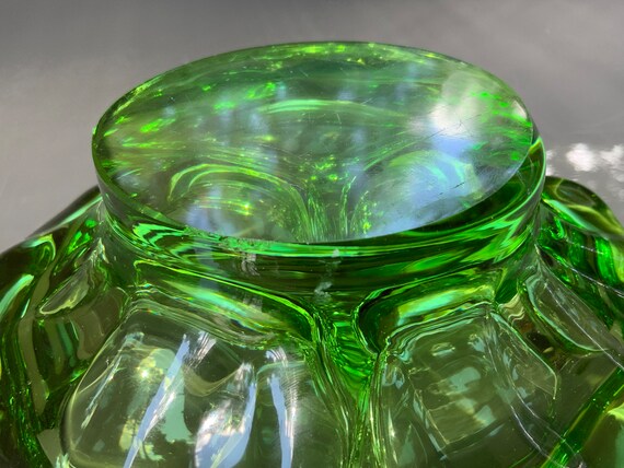 s新品SARGASSO GLASS BOWL | green VINTAGE Vintage Green Glass Bowl or Ashtray, the 70s - Etsy