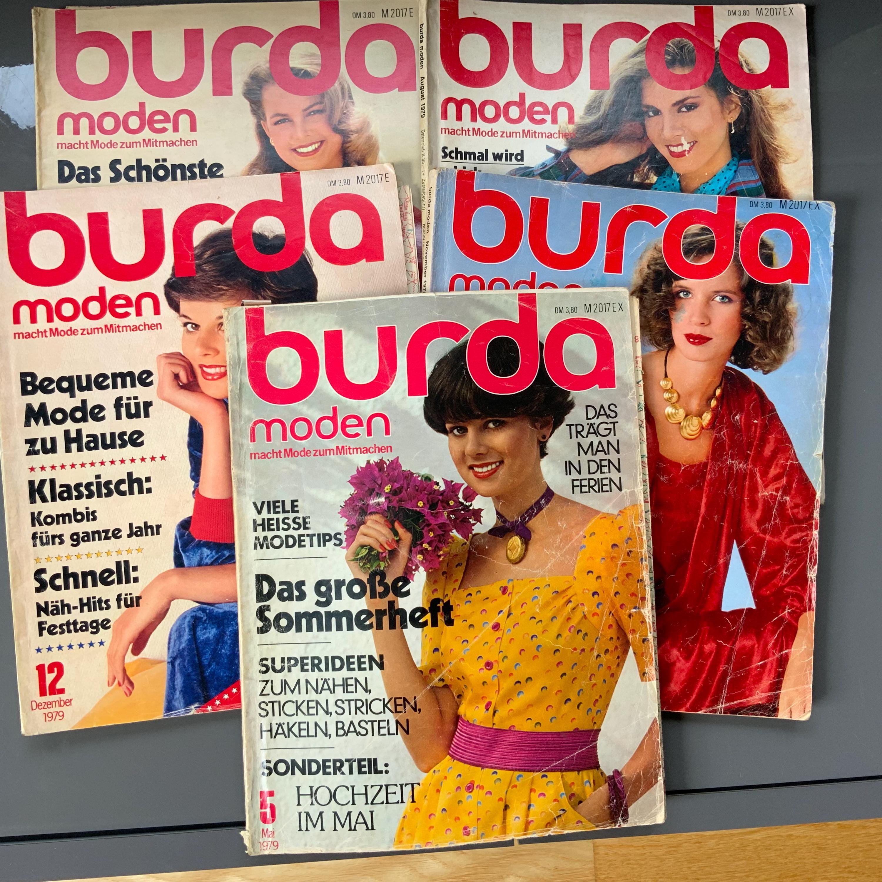 Burda Moden Vintage Magazine, Sewing Patterns and Instructions
