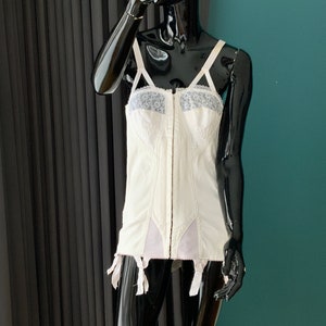 Plus Size Vintage Girdle Corset: Handmade L/XL Undergarment