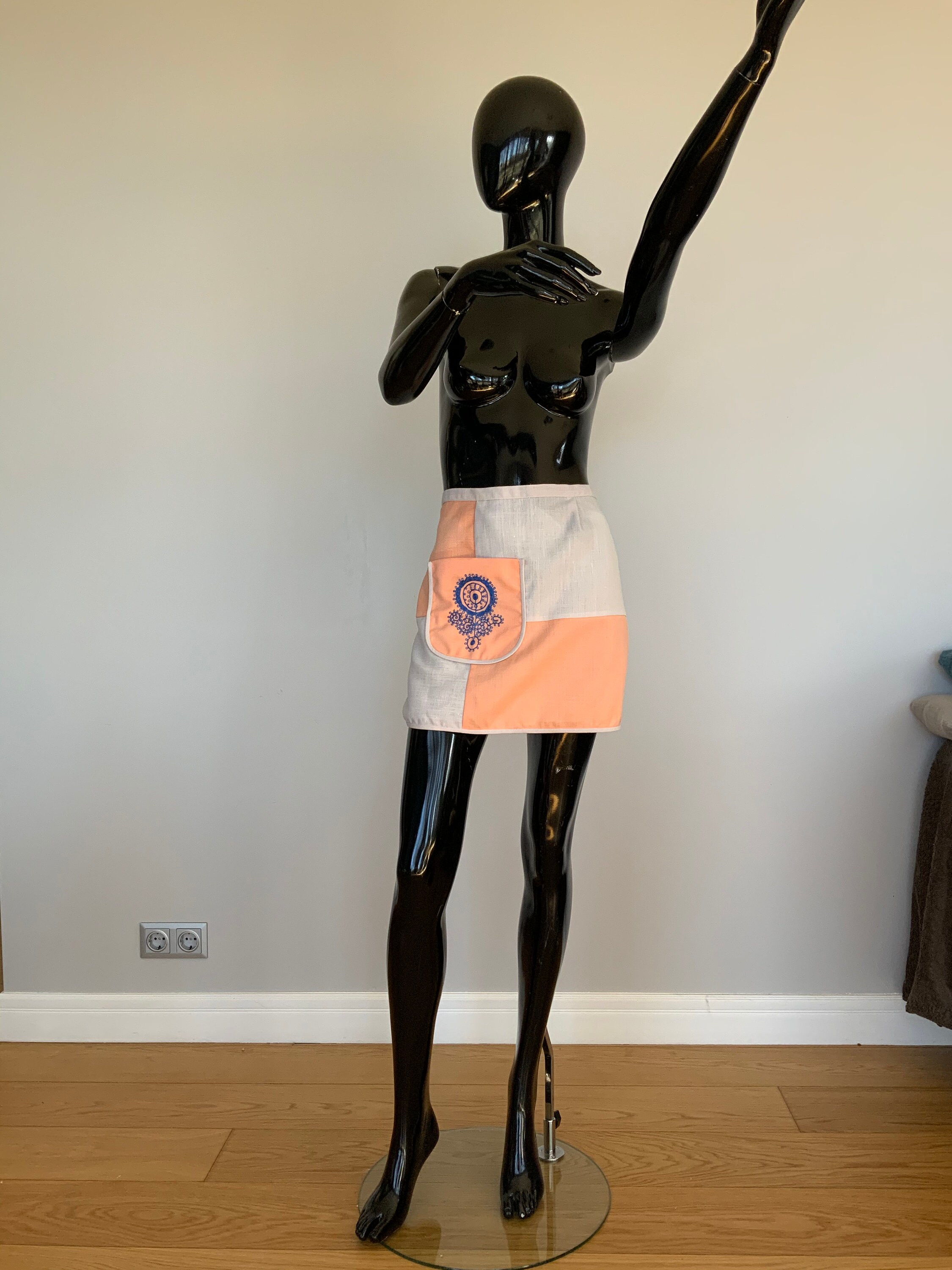 Vintage Apron With Embroidery,style of 60s, Mother Day Gift. - Etsy