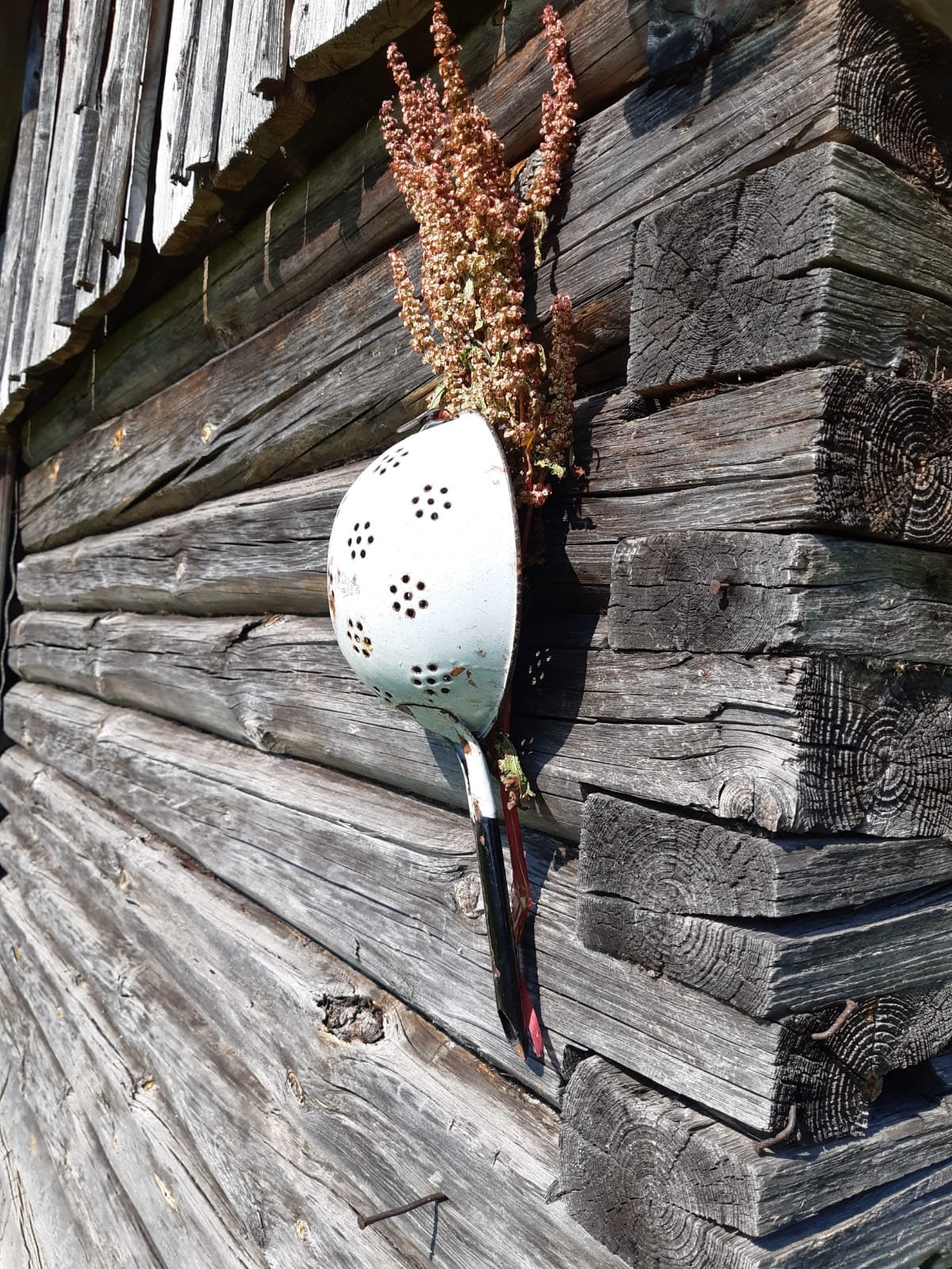 Rusty Colander Vintage Enamel Colander, Rusty Farmhouse Kitchen Decor, USSR 1970s - Etsy