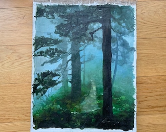Oil painting/Original Artwork, Illustration, Fine Art, Home Decor/Living/Room Interior hanging/90s