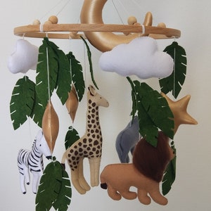 Mobile pour bébé - Beige/animaux - Home All