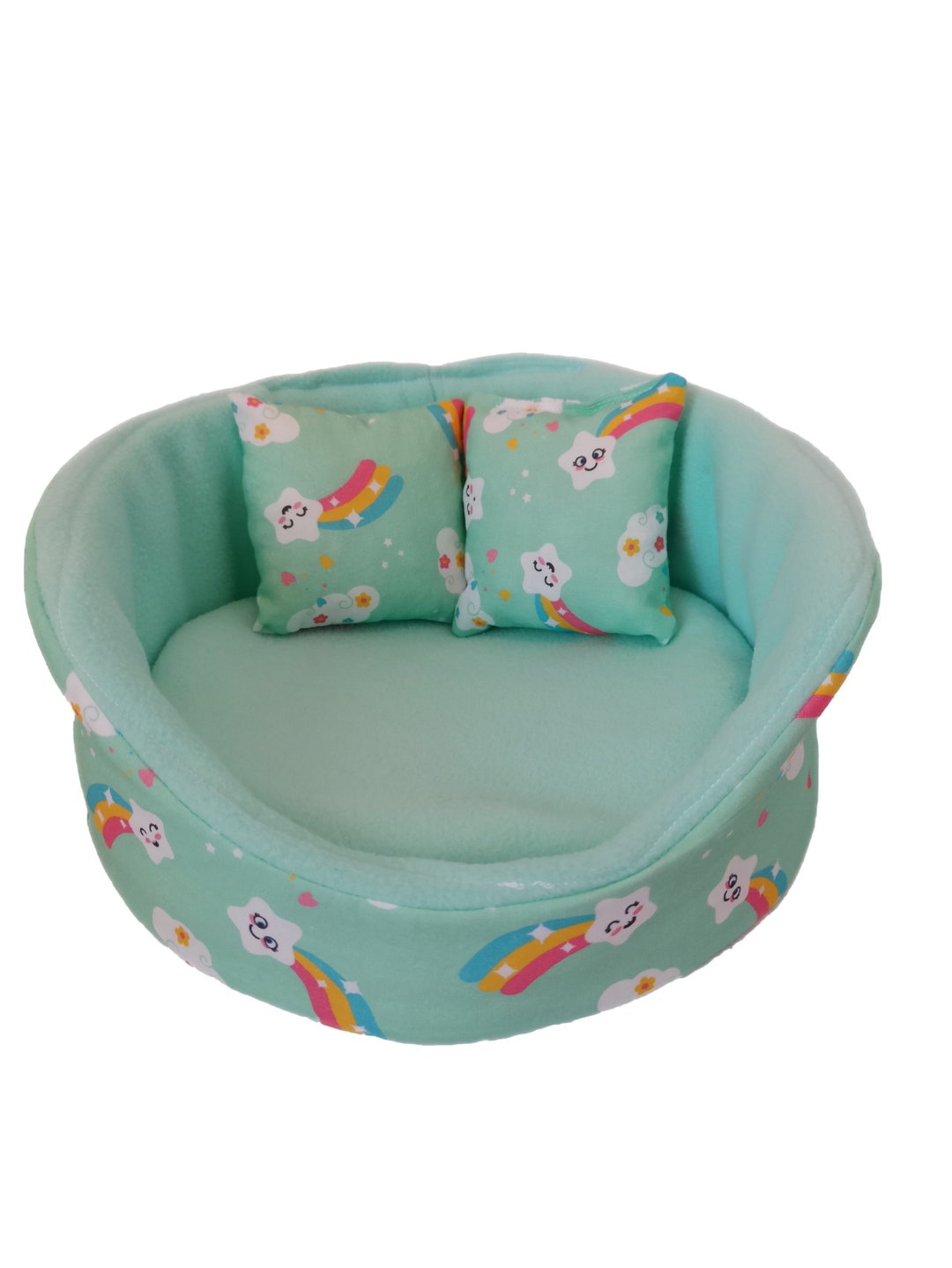 Guinea Pig Cuddle Cup Rainbow Pattern Chinchilla Hedgehog Bed Etsy
