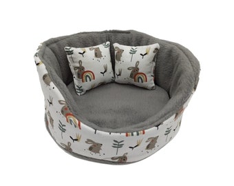 Guinea Pig Cuddle Cup Bunnies Pattern Chinchilla Hedgehog Bed