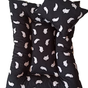 Pet Mat Halloween Ghost Pattern Guinea Pig Bunny Cat Small Animal Bed