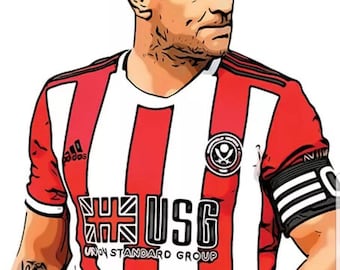 Billy Sharp T-Shirt Blades SUFC Sheff United Sheffield United Always Be..