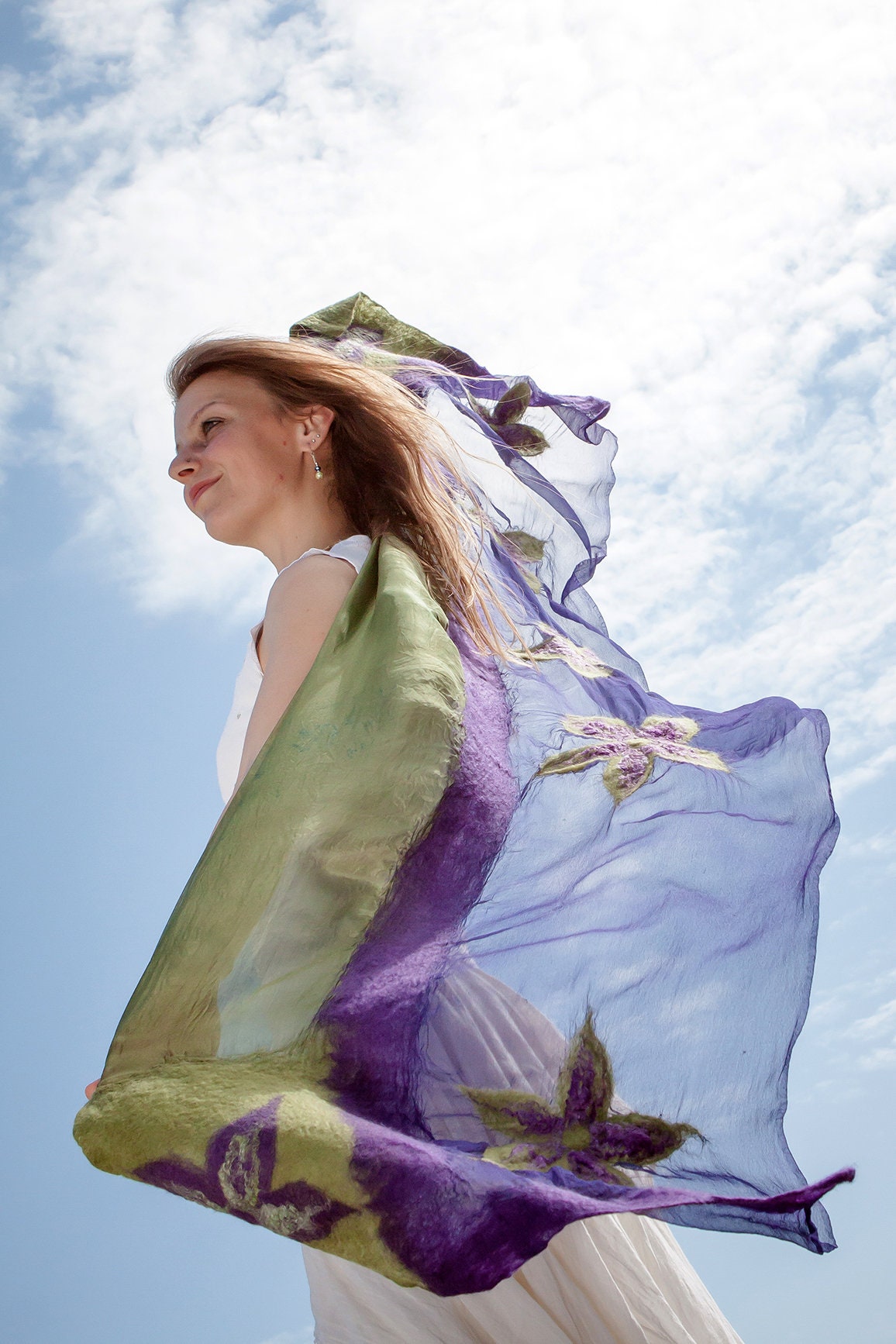 nuno felt shawl