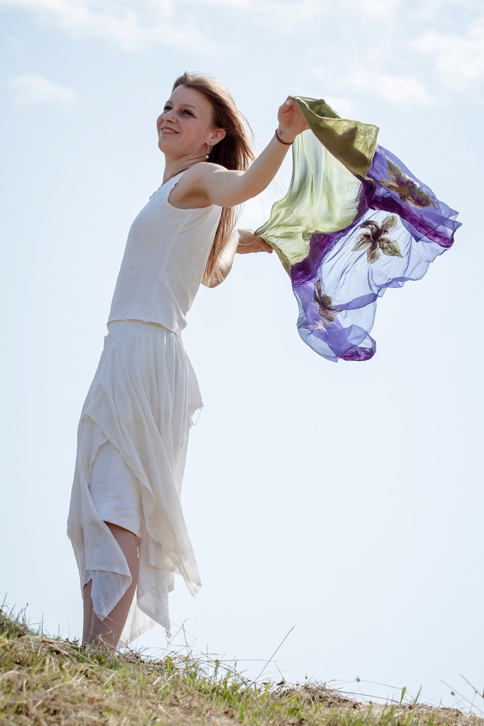 nuno felt shawl