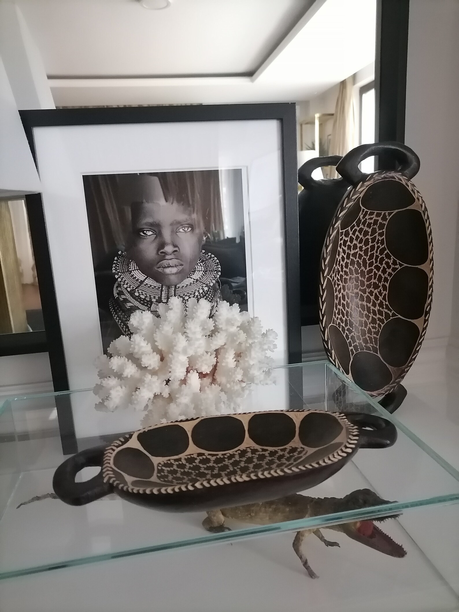 Set Of 2 African Hand Carved Wood Trays Zimbabwe Handmade Etsy